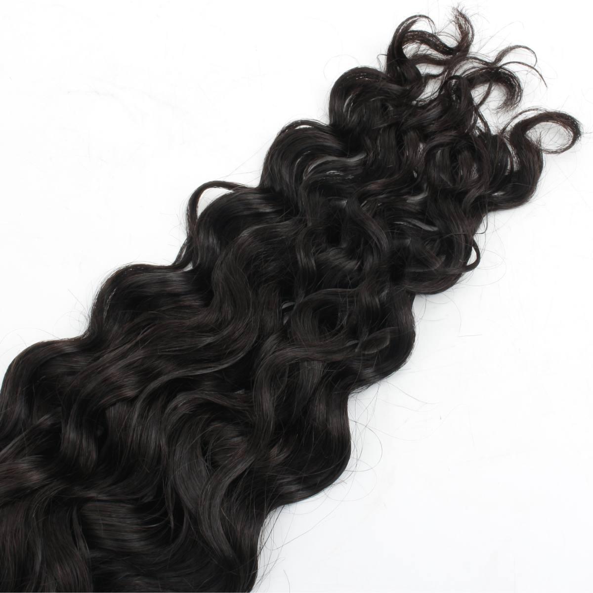 Beach Wave Bulk Human Hair Extensions - GLAMIRA HAIR BEAUTY
