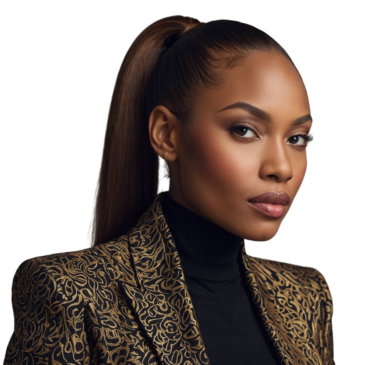 Dark Brown Ponytail - GLAMIRA HAIR BEAUTY
