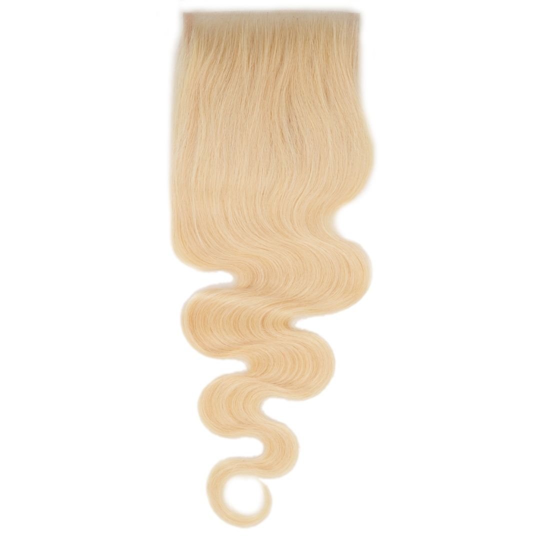 Blonde Body Wave 4x4 Transparent Closure - GLAMIRA HAIR BEAUTY