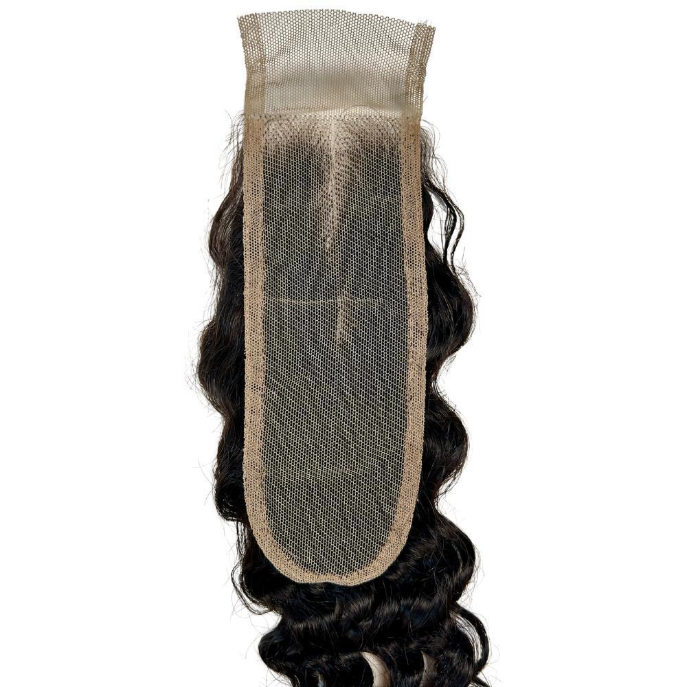 Brazilian Deep Wave 2x6 Transparent Closure - GLAMIRA HAIR BEAUTY
