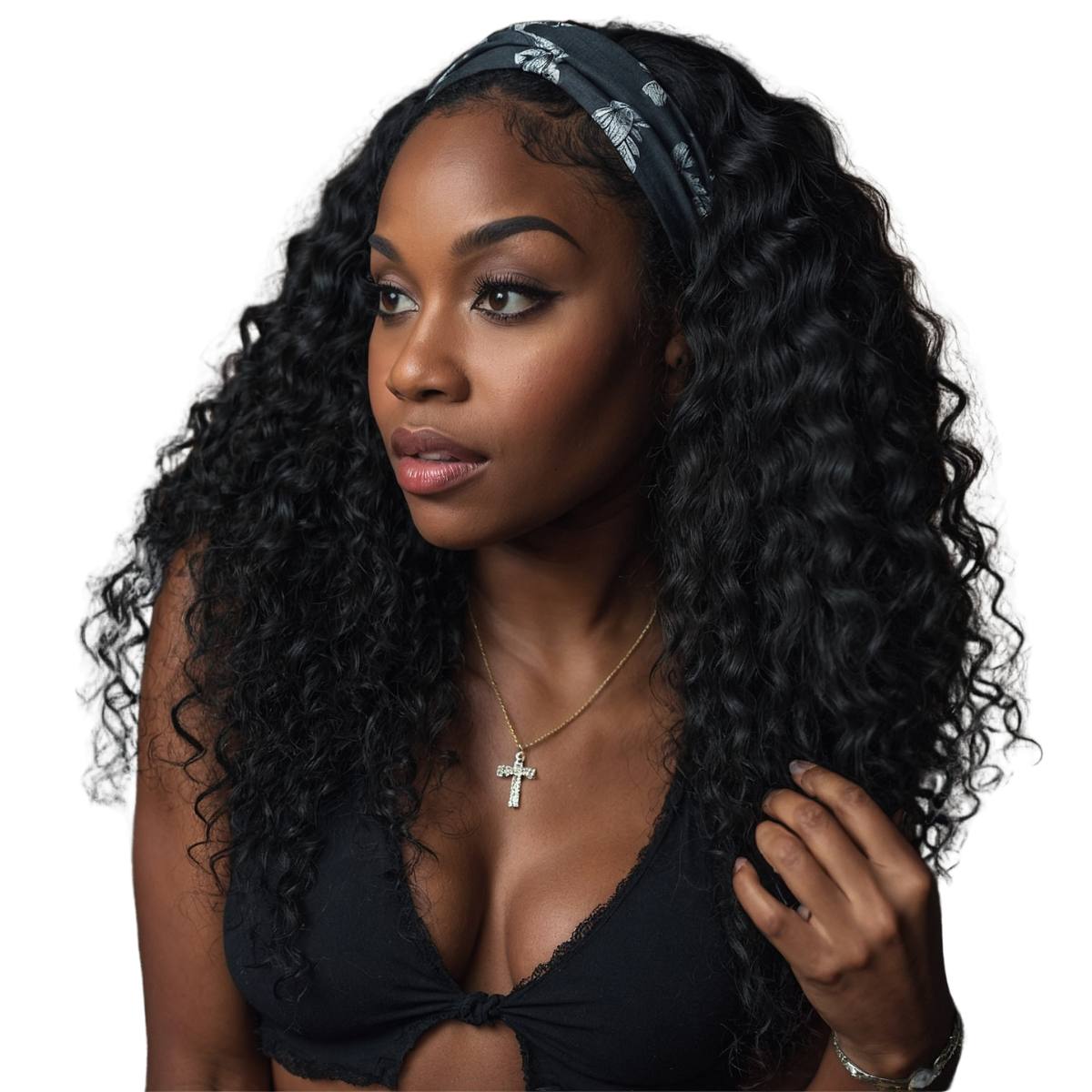 Deep Wave Headband Wig - GLAMIRA HAIR BEAUTY