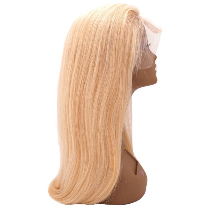 Blonde Straight Transparent Full Lace Wig - GLAMIRA HAIR BEAUTY