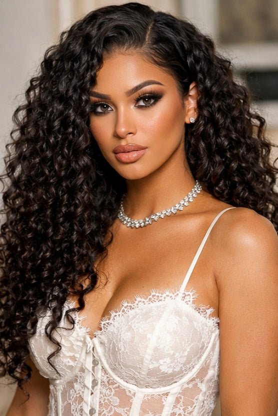Burmese Curly 4x4 Swiss Lace Human Hair Closure - GLAMIRA HAIR BEAUTY