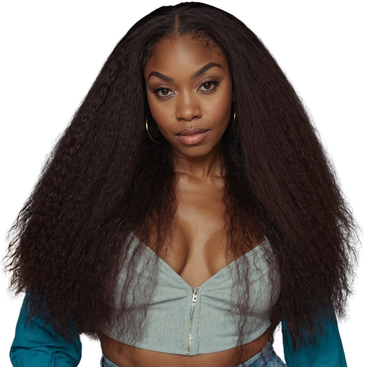 Kinky Straight Tape-In Extensions - GLAMIRA HAIR BEAUTY