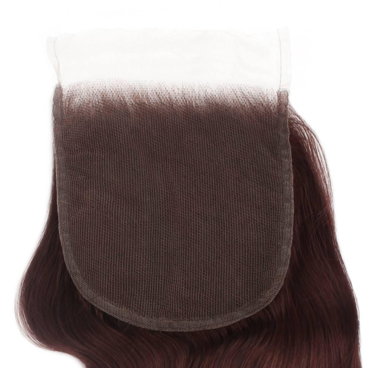 Burgundy Body Wave 5x5 HD Closure - GLAMIRA HAIR BEAUTY