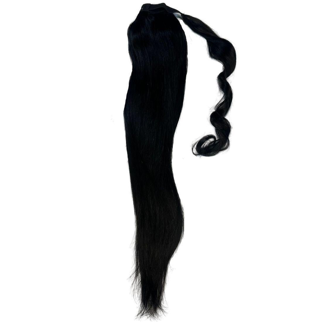Jet Black Ponytail - GLAMIRA HAIR BEAUTY
