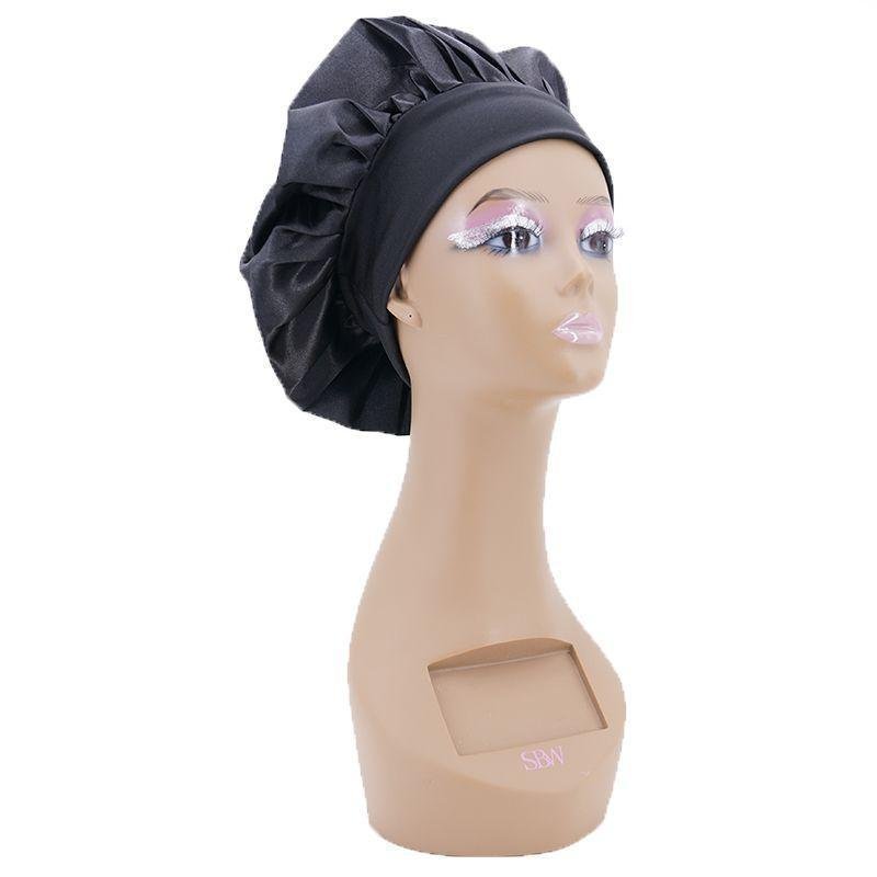 Black Silk Bonnet - GLAMIRA HAIR BEAUTY