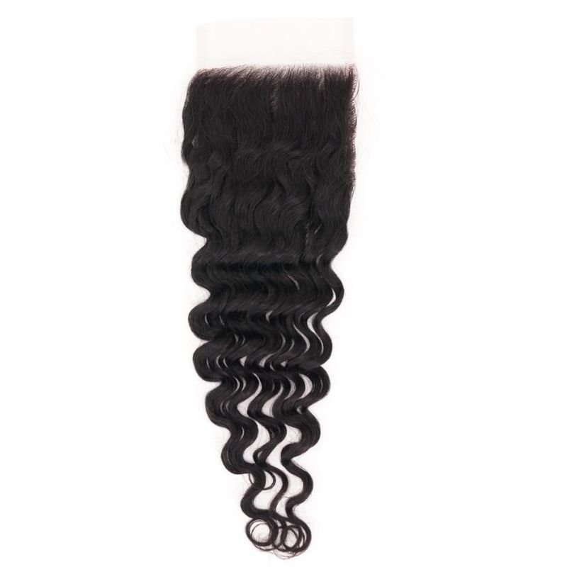 Brazilian Deep Wave 4x4 HD Closure - GLAMIRA HAIR BEAUTY