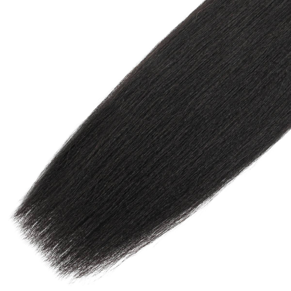 Yaki Straight Bulk Human Hair Extensions - GLAMIRA HAIR BEAUTY