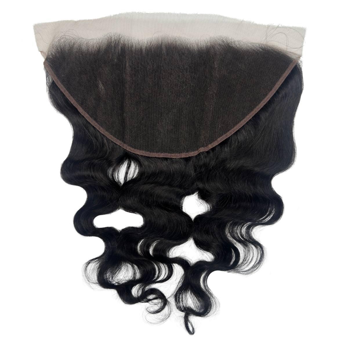 Jet Black Body Wave 13x6 HD Lace Frontal - GLAMIRA HAIR BEAUTY