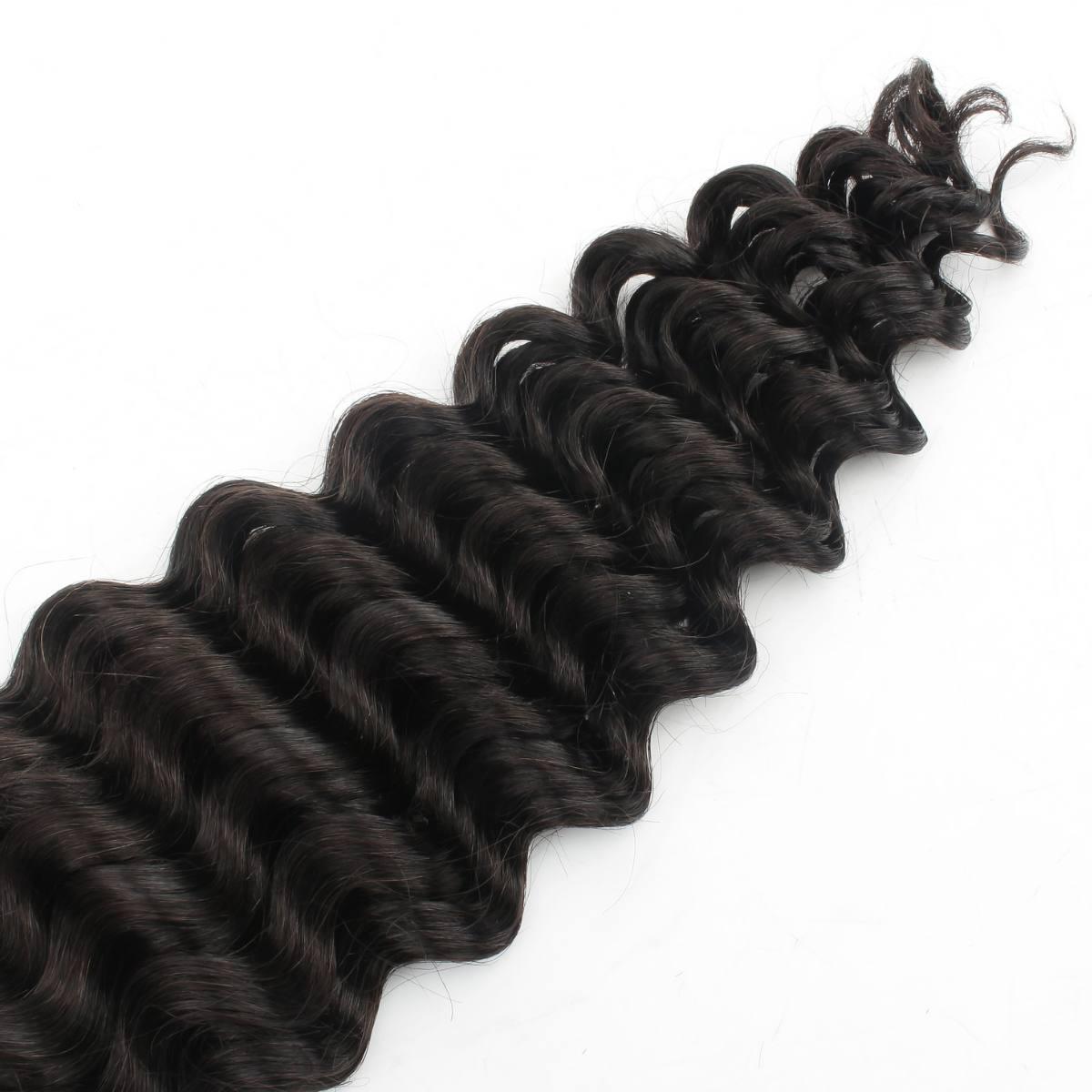 Deep Wave Bulk Human Hair Extensions - GLAMIRA HAIR BEAUTY