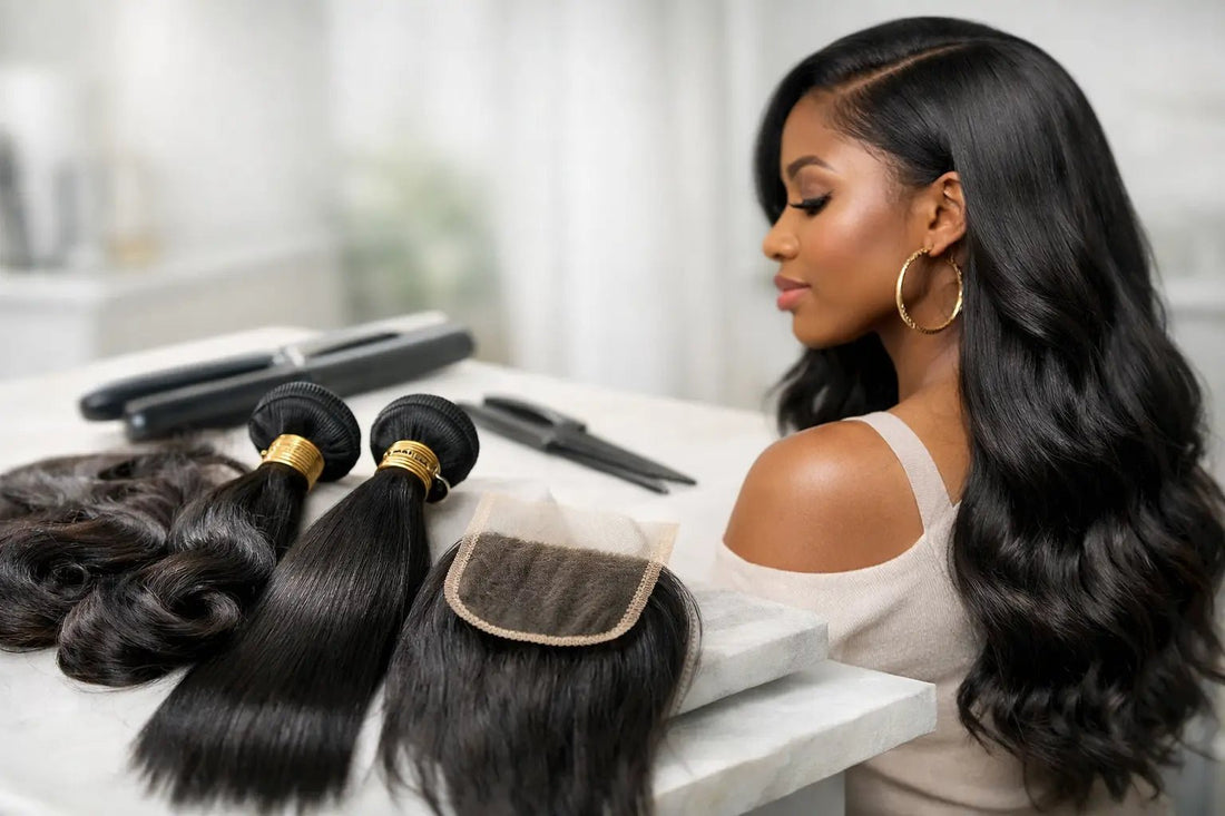 Best Human Hair for Quick Weave Styles That Last - GLAMIRA HAIR BEAUTY