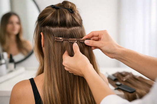 How to Install Clip In Extensions Right - GLAMIRA HAIR BEAUTY