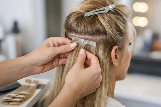 Tape In Extensions for Thin Hair Guide - GLAMIRA HAIR BEAUTY