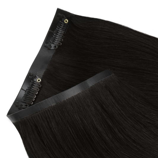 Off Black Seamless Clip-ins - GLAMIRA HAIR BEAUTY