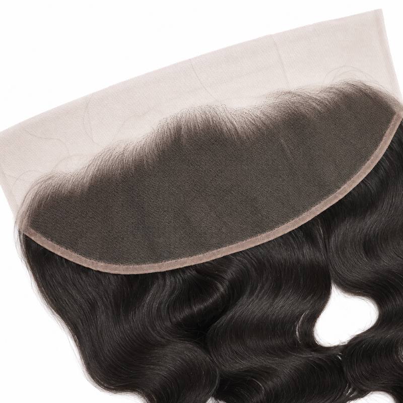 Jet Black Body Wave 13x4 HD Lace Frontal - GLAMIRA HAIR BEAUTY