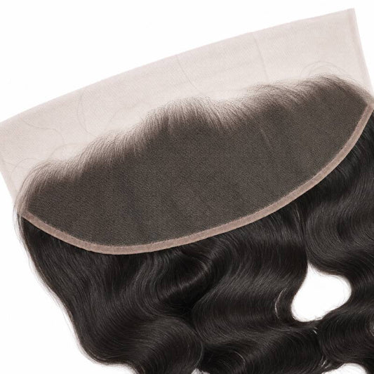 Jet Black Body Wave 13x4 HD Lace Frontal - GLAMIRA HAIR BEAUTY