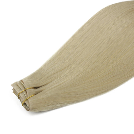 Warm Honey Blonde Invisible Clip-ins - GLAMIRA HAIR BEAUTY