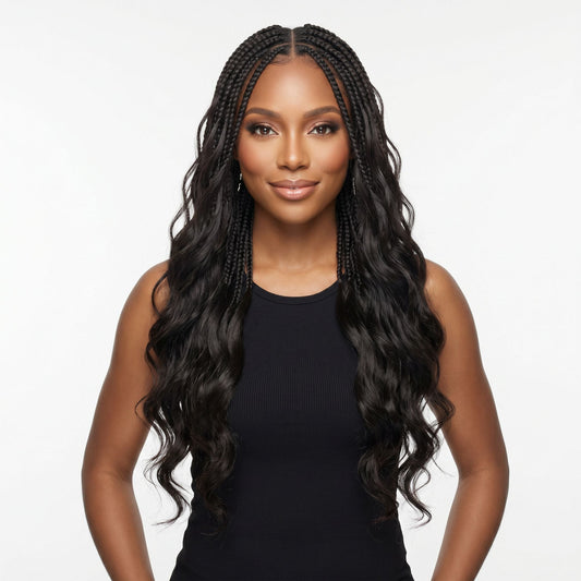 16" Body Wave Feather Crochet - GLAMIRA HAIR BEAUTY
