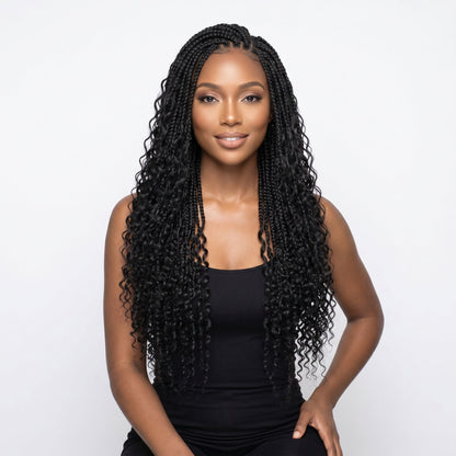 16" Water Wave Feather Crochet - GLAMIRA HAIR BEAUTY