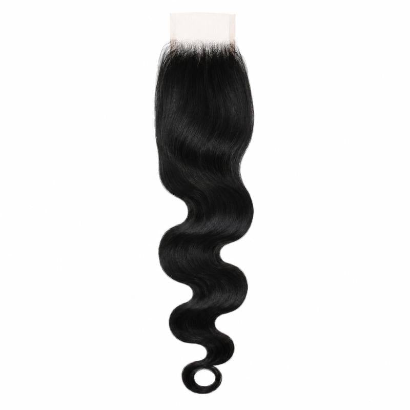 Jet Black Body Wave 2x6 HD Lace Closure - GLAMIRA HAIR BEAUTY