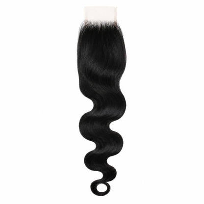 Jet Black Body Wave 2x6 HD Lace Closure - GLAMIRA HAIR BEAUTY
