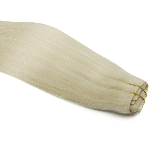 Platinum Blonde Invisible Clip-ins - GLAMIRA HAIR BEAUTY