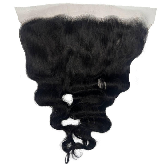 Jet Black Body Wave 13x6 HD Lace Frontal - GLAMIRA HAIR BEAUTY