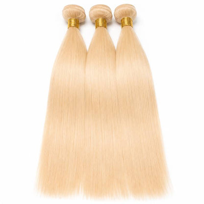 Blonde Straight Human Hair Bundle Deal - GLAMIRA HAIR BEAUTY