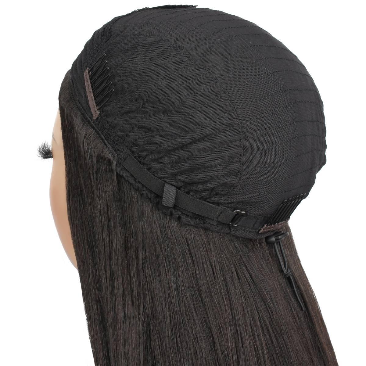 Yaki Straight Half Wig - GLAMIRA HAIR BEAUTY