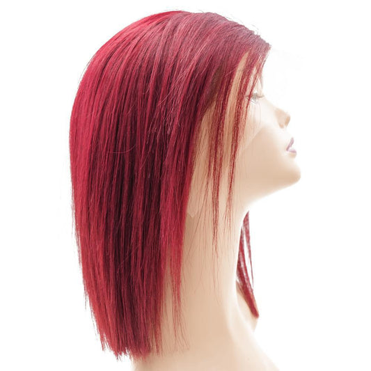 Cherry 13x4 Transparent Lace Front Bob Wig - GLAMIRA HAIR BEAUTY