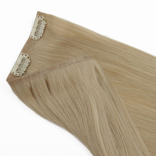 Warm Honey Blonde Seamless Clip-ins - GLAMIRA HAIR BEAUTY