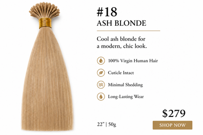 22” #18 Ash Blonde K-Tips