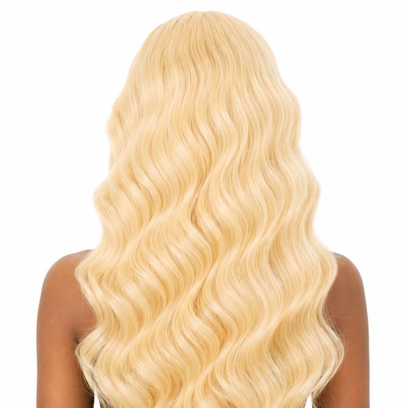 Blonde Body Wave Transparent Full Lace Wig - GLAMIRA HAIR BEAUTY