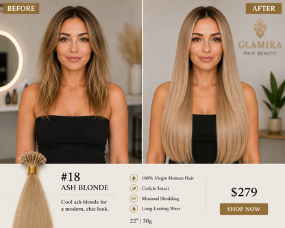 22” #613 Platinum Blonde K-Tips