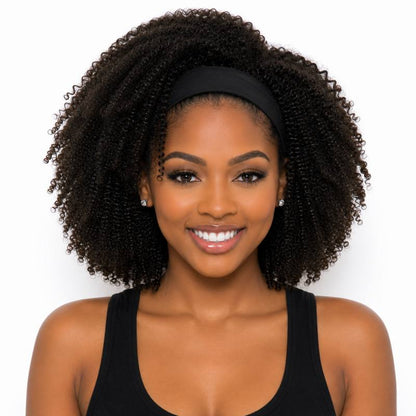 Afro Kinky Curly Headband Wig - GLAMIRA HAIR BEAUTY