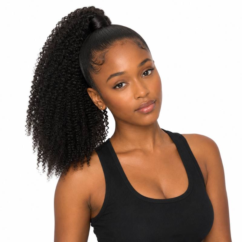 Afro Kinky Curly Ponytail - GLAMIRA HAIR BEAUTY