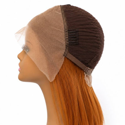 Cinnamon 13x4 Transparent Lace Front Bob Wig - GLAMIRA HAIR BEAUTY