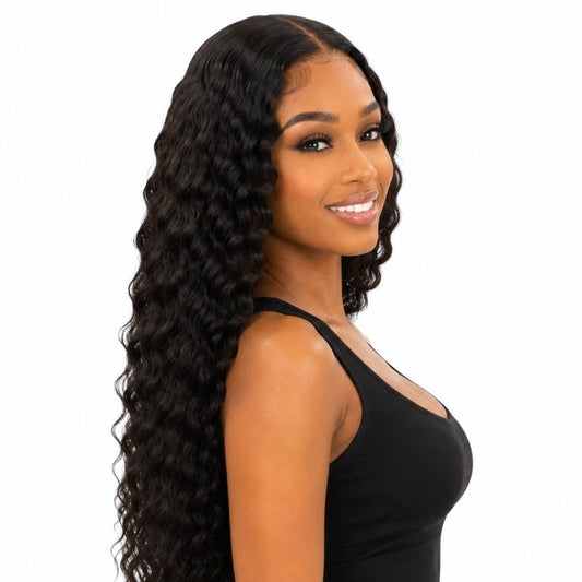 Glueless Deep Wave 2x6 HD Lace Closure Wig - GLAMIRA HAIR BEAUTY