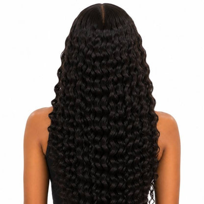 Glueless Deep Wave 2x6 HD Lace Closure Wig - GLAMIRA HAIR BEAUTY