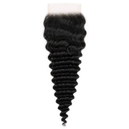 Deep Wave 5x5 Transparent Lace Closure - GLAMIRA HAIR BEAUTY