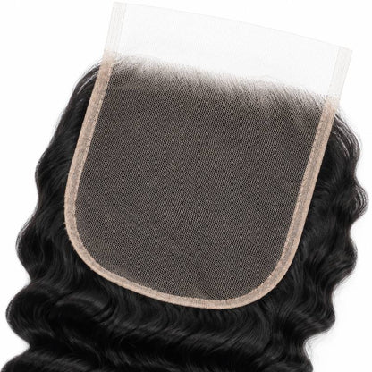 Deep Wave 5x5 Transparent Lace Closure - GLAMIRA HAIR BEAUTY