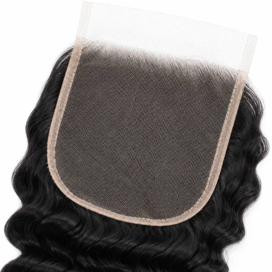 Deep Wave 5x5 Transparent Lace Closure - GLAMIRA HAIR BEAUTY