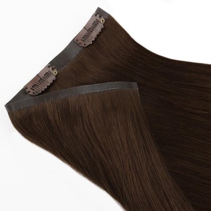 Dark Brown Seamless Clip-ins - GLAMIRA HAIR BEAUTY
