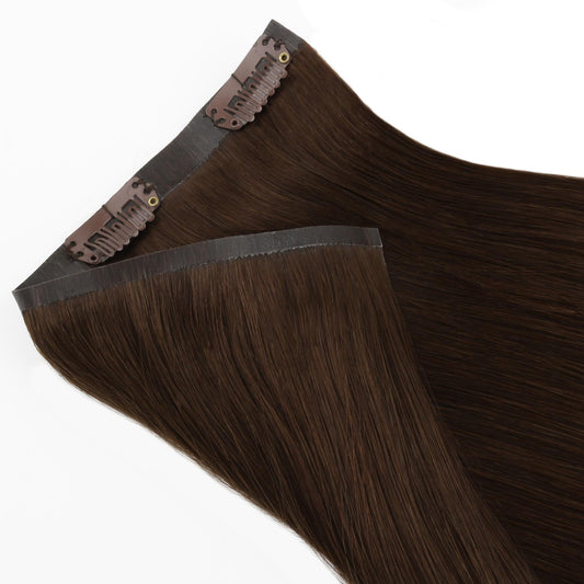 Dark Brown Seamless Clip-ins - GLAMIRA HAIR BEAUTY
