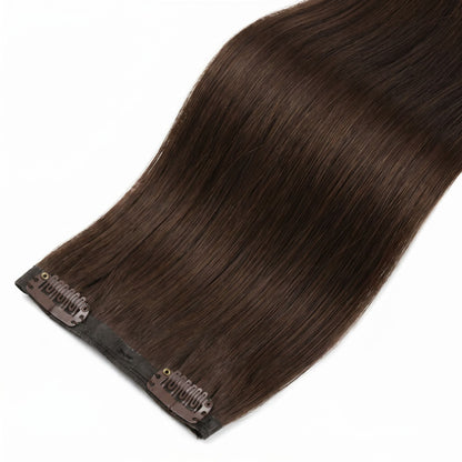 Dark Brown Seamless Clip-ins - GLAMIRA HAIR BEAUTY