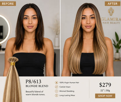 22” P8/613 Blonde Blend K-Tips