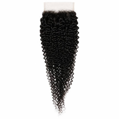 Jerry Curl 4x4 Transparent Lace Closure - GLAMIRA HAIR BEAUTY