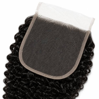 Jerry Curl 4x4 Transparent Lace Closure - GLAMIRA HAIR BEAUTY