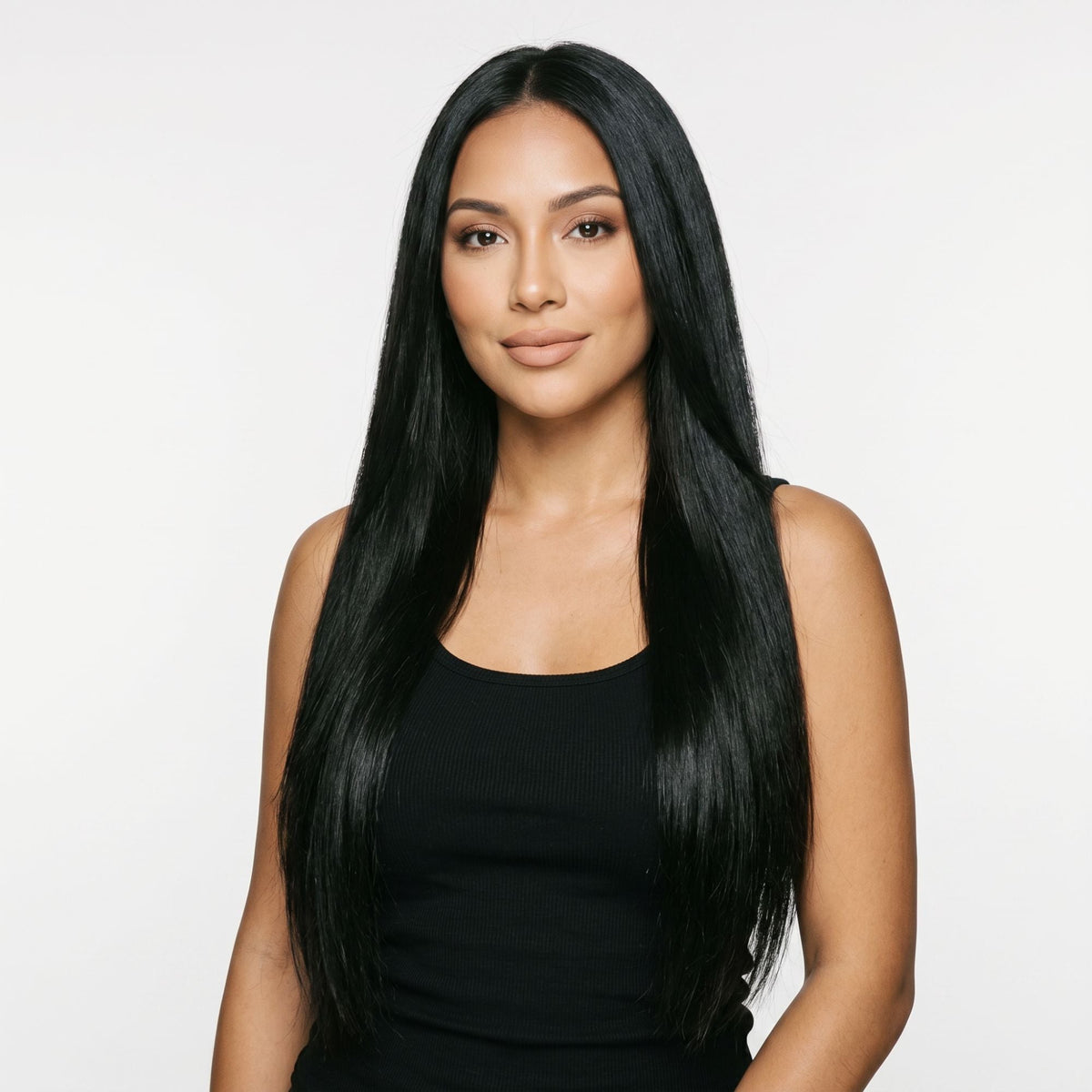 Jet Black Seamless Clip-ins - GLAMIRA HAIR BEAUTY